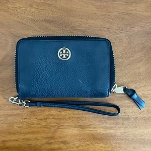 Tory Burch Black Wristlet